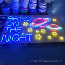 Custom Fashion Design 3D Advertising Led Neon Light Sign